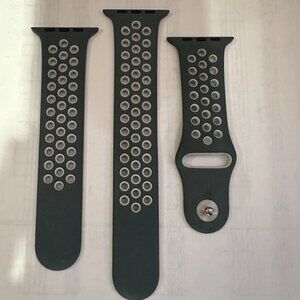 Apple Nike Sport Band - Hasta/Light Silver - M/L (45mm)